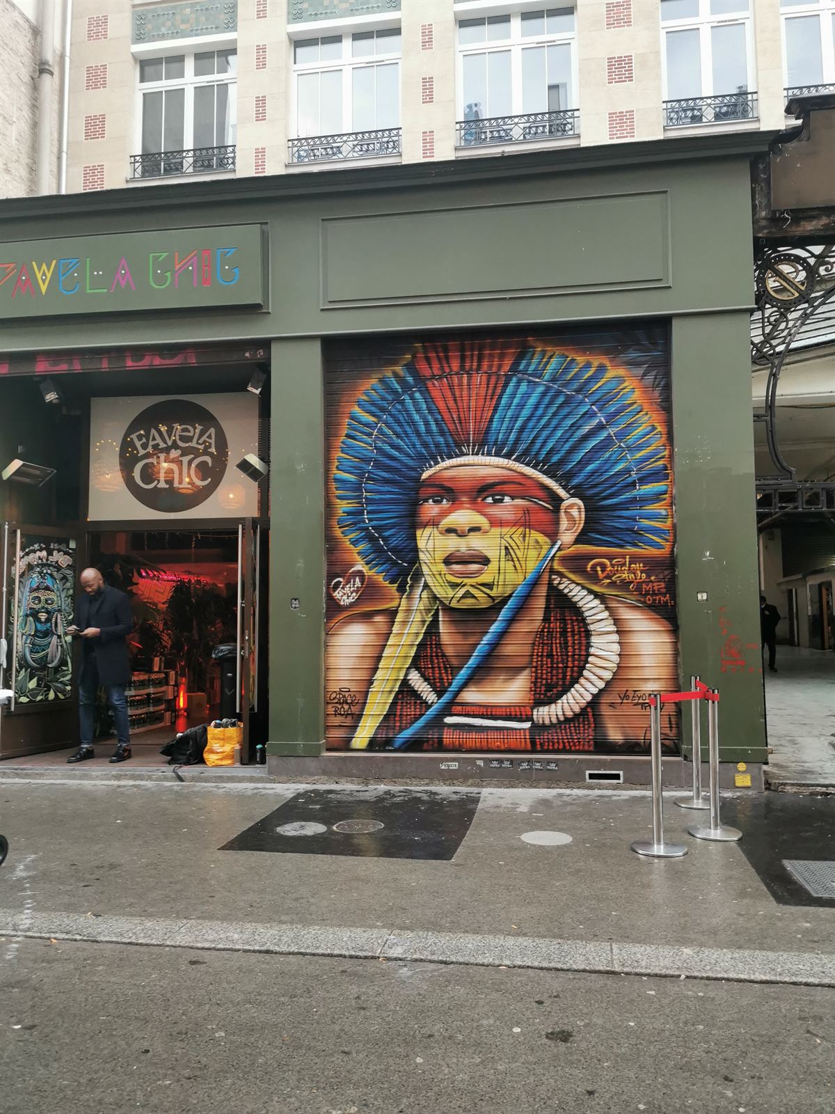 Fresque entreprise — commande grand format extérieur