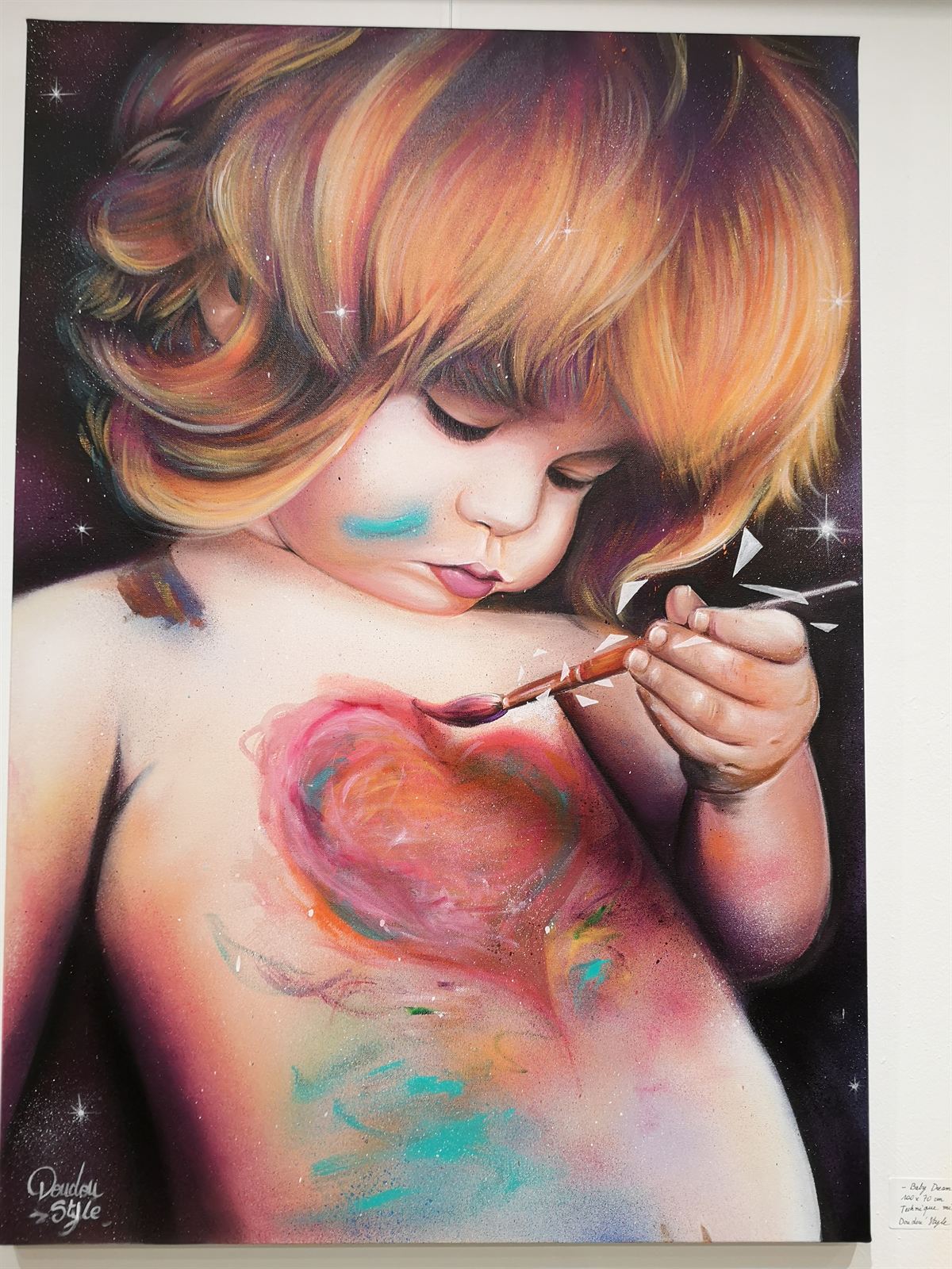 Baby Dream — toile 40×60 cm, technique mixte 2019