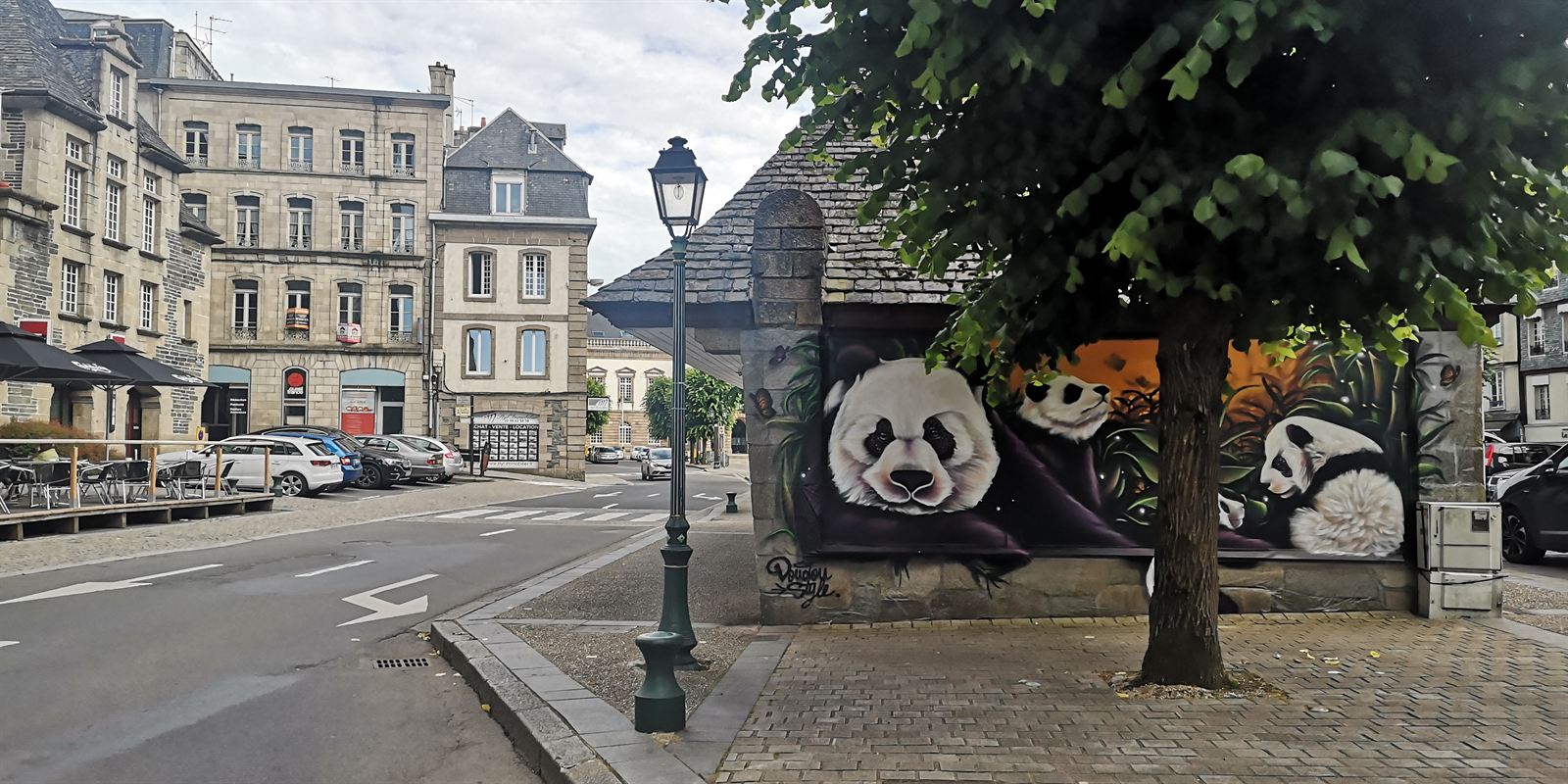 Panda dans la place — festival Morlaix 2019